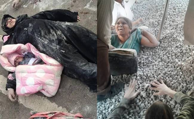 Bus Accident : కొంపముంచిన కంకర.. ఊపిరాడక 21 మంది.. 10ఏళ్ల పాప కూడా!