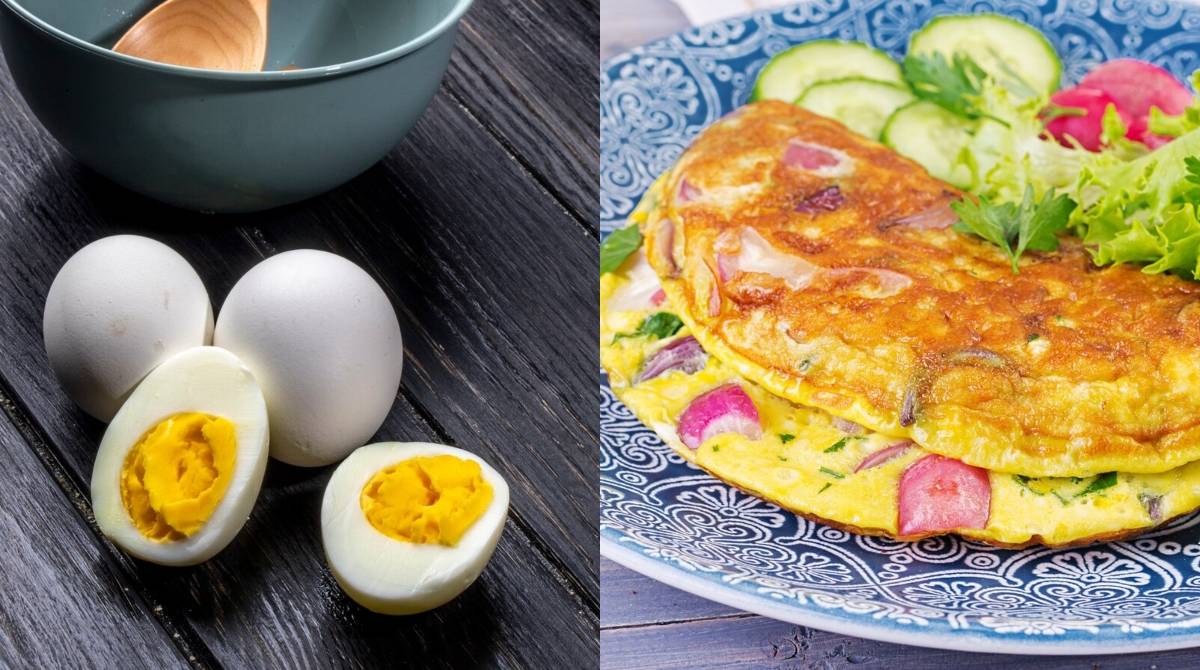 Boiled egg vs Omelette