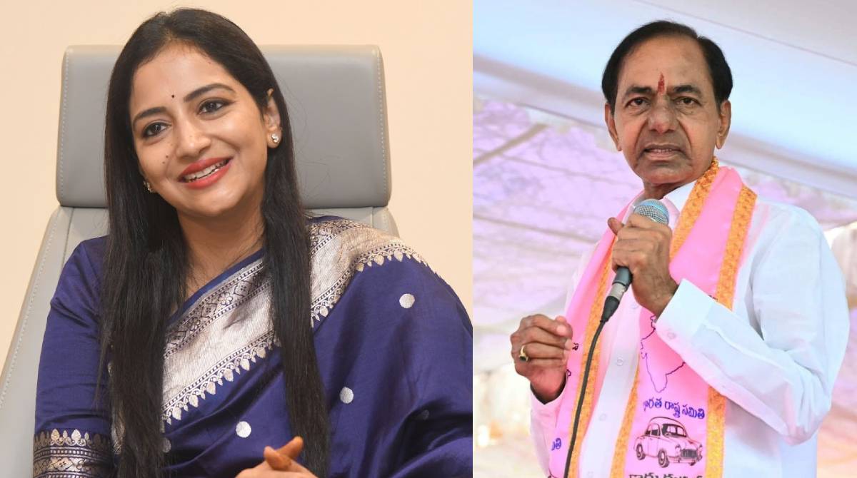 kcr, preethi reddy
