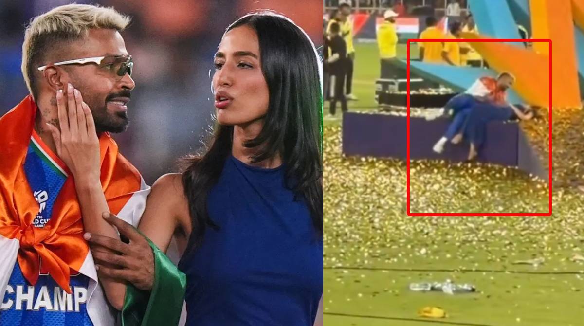 Hardik Pandya Mahieka Sharma Celebration